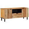 vidaXL Unites TV avec tiroir Bois d'Acacia Massif 105 x 33,5 x 46 cm