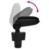 vidaXL Accoudoir de voiture noir 13x34x(36,5-53) cm ABS