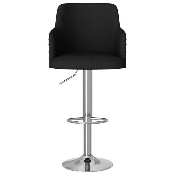 vidaXL Tabourets de bar lot de 2 noir tissu