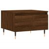 vidaXL Table basse ch&ecirc;ne marron 50x46x35 cm bois d'ing&eacute;nierie