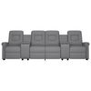vidaXL Fauteuil de massage inclinable avec porte-gobelets 4 places
