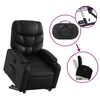 vidaXL Fauteuil inclinable électrique noir similicuir
