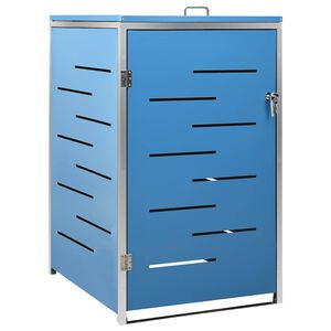 vidaXL Abri pour poubelle 69x77,5x115 cm Inox