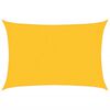 vidaXL Voile d'ombrage 160 g/m&sup2; rectangulaire jaune 2x3 m PEHD
