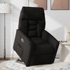 vidaXL Fauteuil inclinable &eacute;lectrique noir tissu