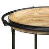 vidaXL Table d'appoint Ø55x83 cm bois de manguier massif