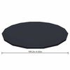 Bestway Couverture de piscine Flowclear 488 cm