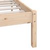 vidaXL Cadre de lit sans matelas bois massif 120x200 cm