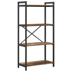 vidaXL &Eacute;tag&egrave;re 60 x 30 x 120 cm Bois d'ing&eacute;nierie Bois ancien