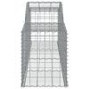 vidaXL Paniers à gabions arqués 6 pcs 300x50x60/80 cm fer galvanisé