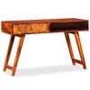 vidaXL Table d'&eacute;criture Bois massif de Sesham 118 x 50 x 76 cm