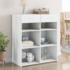 vidaXL Buffet blanc 80x42,5x93 cm bois d'ing&eacute;nierie