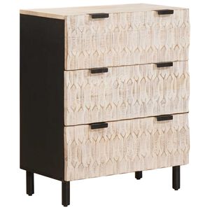 vidaXL Buffet 60 x 33 x 75 cm Bois de mangue massif
