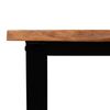 vidaXL Table console à live edge 110x35x80 cm bois d'acacia solide