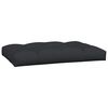 vidaXL Coussins de palette lot de 5 noir tissu