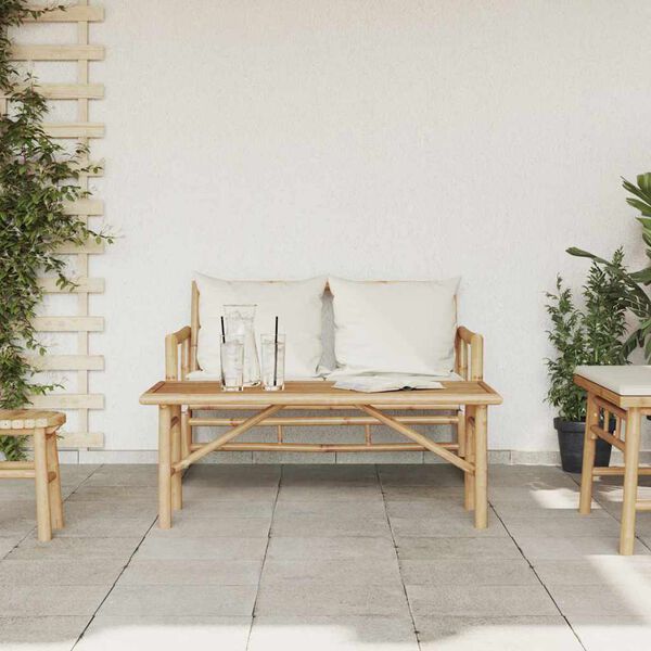 vidaXL Table basse Marron 110 x 50 x 43 cm Bambou