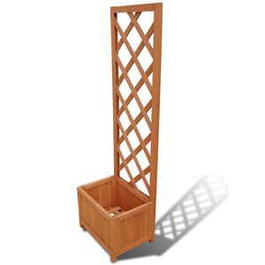 vidaXL Jardini&egrave;re en treillis 40 x 30 x 135 cm
