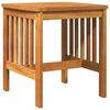 vidaXL Table d'appoint Huile Naturelle Bois d'Acacia Massif