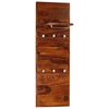 vidaXL Portemanteau Bois solide de Sesham 118 x 40 cm