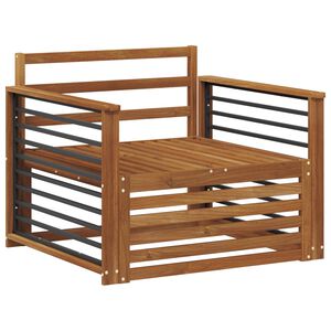 vidaXL 2 Pi&egrave;ce Canap&eacute; d&rsquo;ext&eacute;rieur Naturel