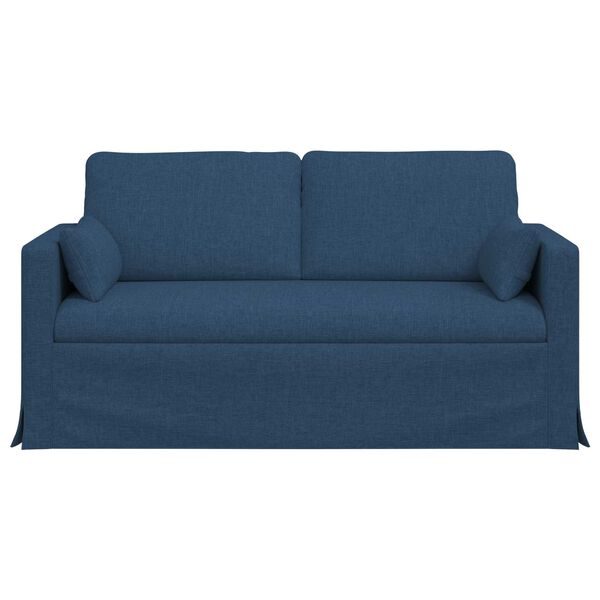 vidaXL Canap&eacute; Bleu Dimensions globales: 158 x 78 x 80 cm (l x P x H)