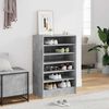 vidaXL Armoire &agrave; chaussures Gris b&eacute;ton 60x35x92 cm Bois d&rsquo;ing&eacute;nierie
