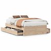 vidaXL Cadre de lit sans matelas avec tiroirs 120x200 cm bois pin