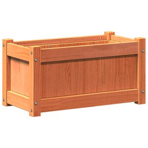 vidaXL Jardini&egrave;re cire marron 60x31x31 cm bois de pin massif