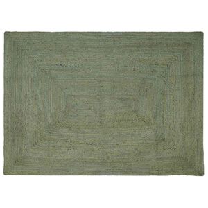 vidaXL Tapis de surface Rectangulaire Vert olive 240 x 340 cm Jute