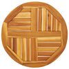 vidaXL Dessus de table &Oslash;60x2 cm rond bois massif d'acacia