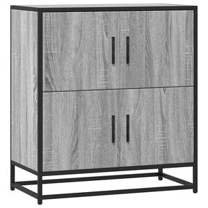 vidaXL Buffet sonoma gris 68x35x76 cm bois d'ing&eacute;nierie