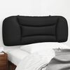 vidaXL Coussin de tête de lit Hvar noir 100 cm similicuir