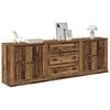 vidaXL Buffets 3 pcs Bois Ancien 70 x 35,5 x 67,5 cm Bois d'ing&eacute;nierie