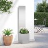 vidaXL Écran de confidentialité de jardin Fretwork Argent 32 x 140 cm