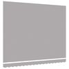 vidaXL Toile de rechange pour auvent Gris clair 380 x 295 cm Polyester