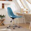 vidaXL Chaise de bureau pivotante Turquoise PP