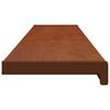 vidaXL Appui de fen&ecirc;tre Bois Brun 120 x 25 x 4,5 cm PVC