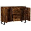 vidaXL Buffet ch&ecirc;ne fum&eacute; 101,5x35x70 cm bois d'ing&eacute;nierie
