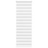 vidaXL Store z&egrave;bre blanc 90x200 cm largeur du tissu 85,9 cm polyester