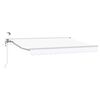 vidaXL Auvent r&eacute;tractable &eacute;lectrique Blanc 3 x 2 m