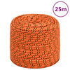 vidaXL Corde de bateau Orange 10 mm 25 m Polypropyl&egrave;ne