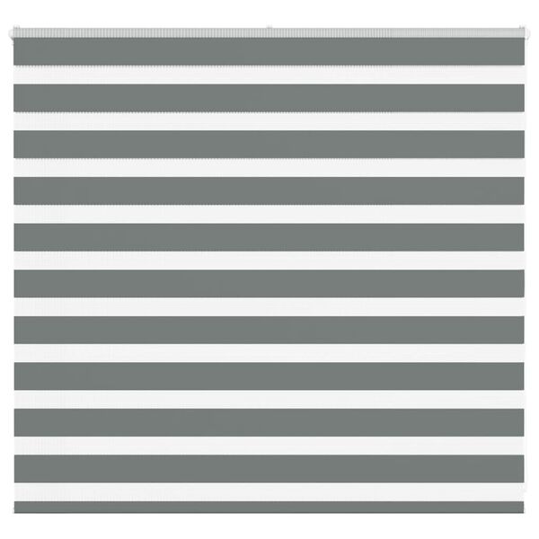 vidaXL Store z&egrave;bre gris fonc&eacute; largeur du tissu 150,9 cm polyester