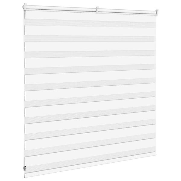 vidaXL Store z&egrave;bre blanc 145x100 cm largeur du tissu 140,9cm polyester