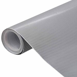 vidaXL Films 4D de voiture 2 pcs Argent&eacute; 100x150 cm+50x150 cm