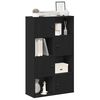 vidaXL Biblioth&egrave;que ch&ecirc;ne noir 60x24x101,5 cm bois d'ing&eacute;nierie