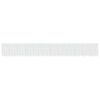 vidaXL Rideau en Dentelle Blanc 80 x 1200 cm Polyester