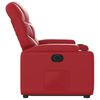 vidaXL Fauteuil inclinable &eacute;lectrique rouge similicuir