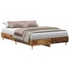 vidaXL Cadre de lit sans matelas vieux bois 120x190 cm bois ing&eacute;nierie