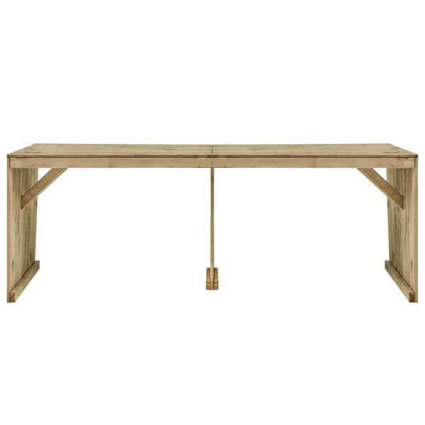 vidaXL Ensemble &agrave; manger d'ext&eacute;rieur 7 pcs Bois de pin impr&eacute;gn&eacute;