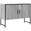 vidaXL Armoire lavabo de salle de bain sonoma gris bois d'ing&eacute;nierie